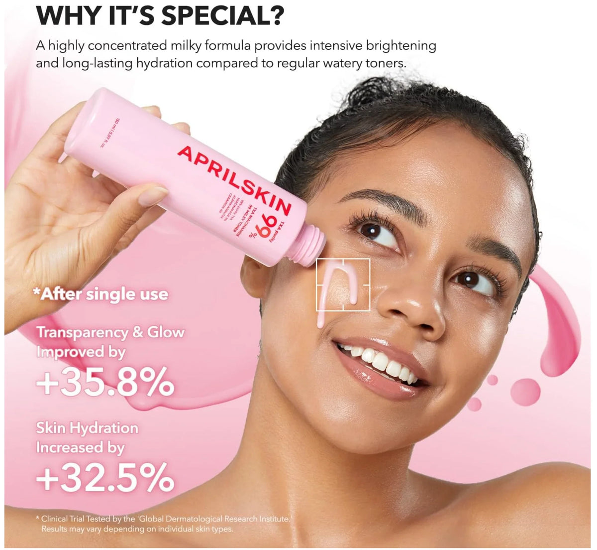 Aprilskin TXA Niacinamide 99 Milky Toner - Brightening & Dark Spot Correcting Toner