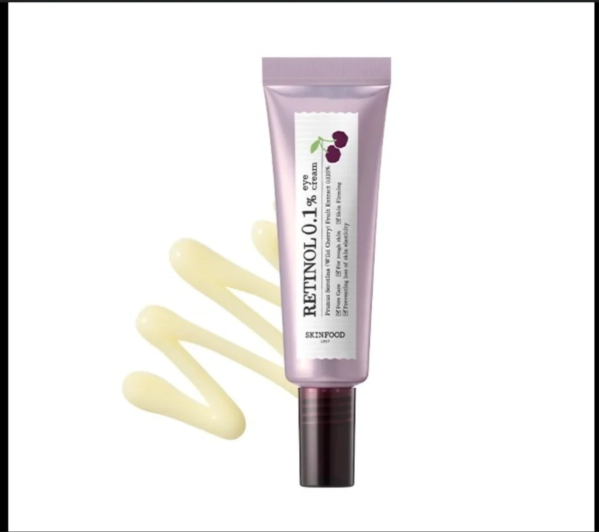 Skinfood Black Cherry Retinol 0.1% Eye Cream - Anti-Aging & Brightening Eye Care