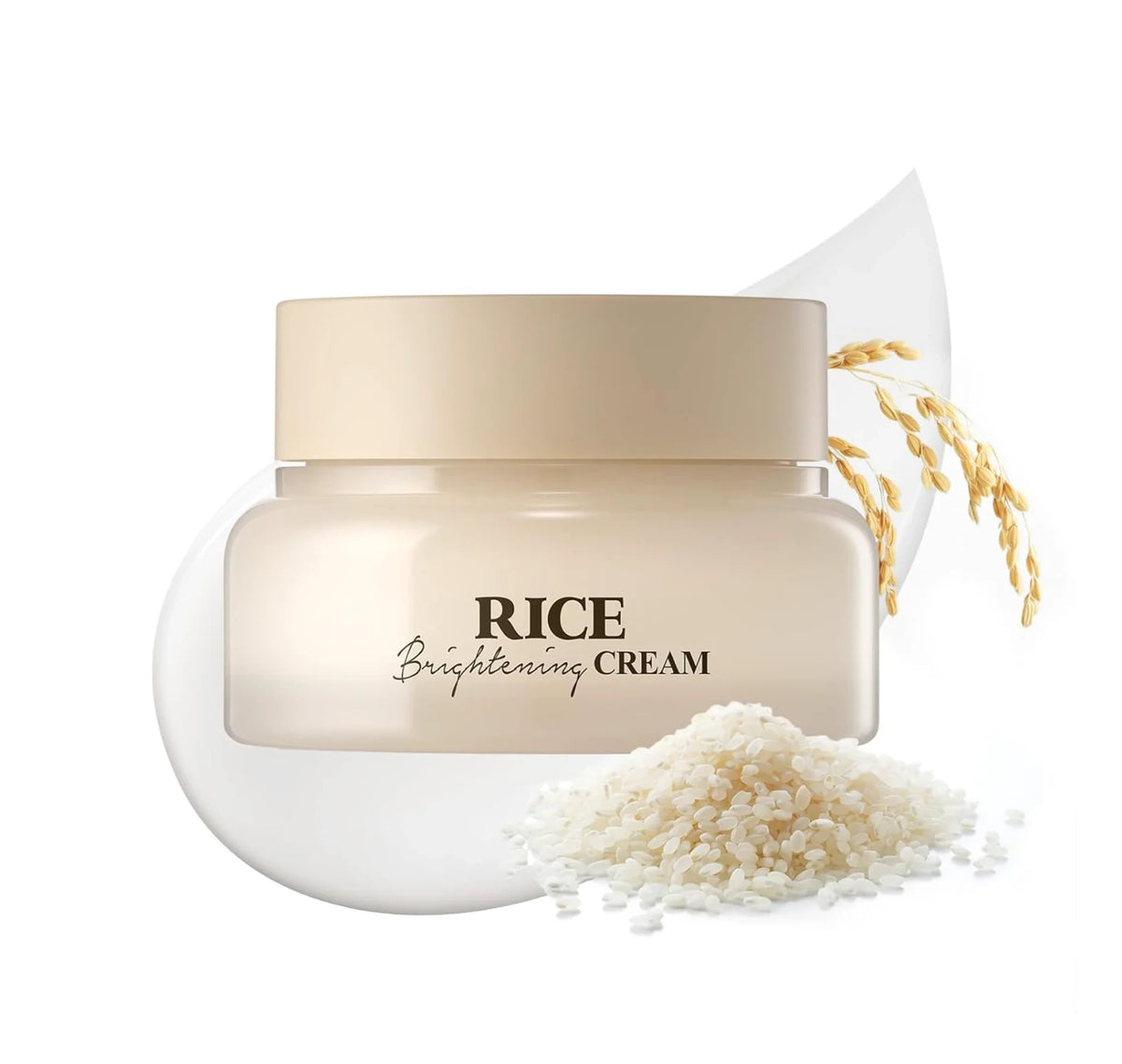 Skinfood Rice Brightening Cream 60ml - Pore Refined & Glass Skin Gel Cream