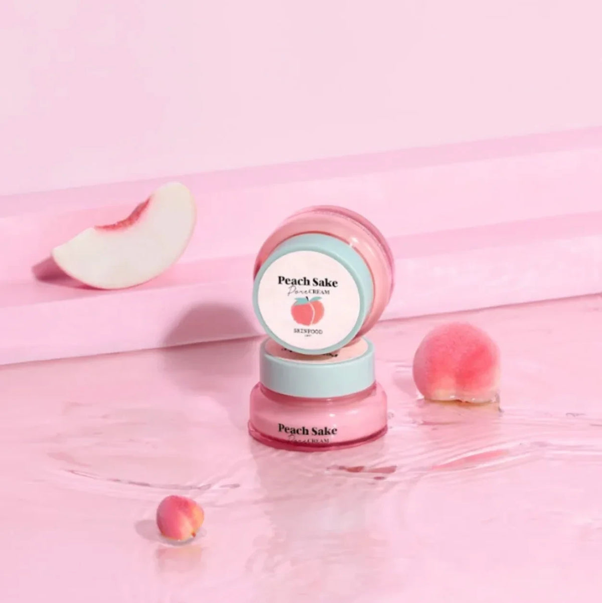 Skinfood Peach Sake Pore Cream - Pore Minimizing & Mattifying Gel Cream