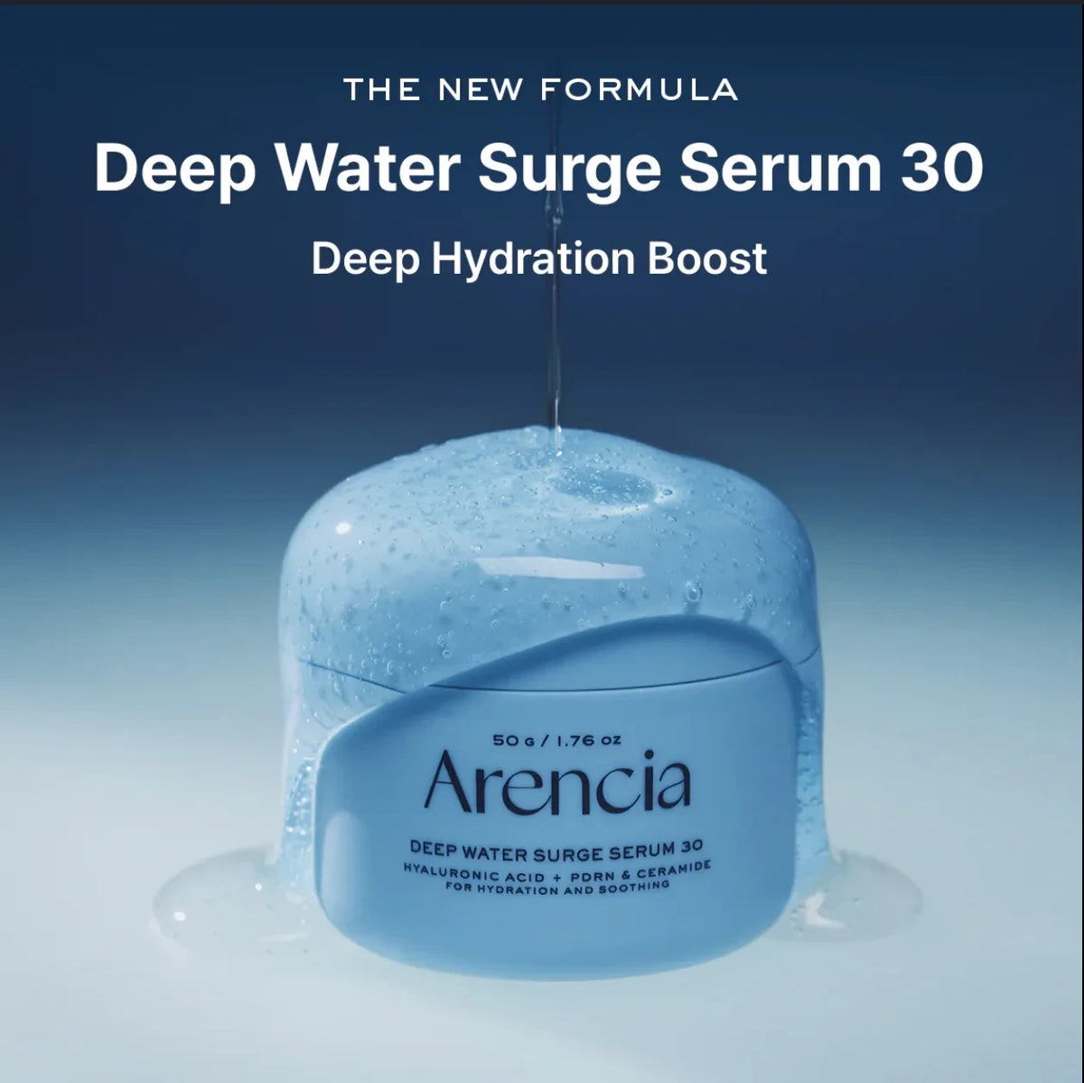 Arencia Deep Water Surge Soothing Cream - Intensive Hydration & Barrier Repair