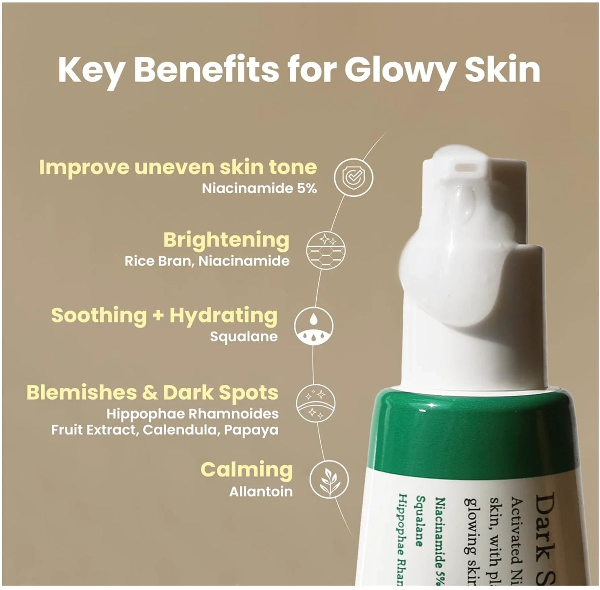 AXIS-Y Dark Spot Correcting Glow Serum 50ml - Niacinamide Brightening Serum