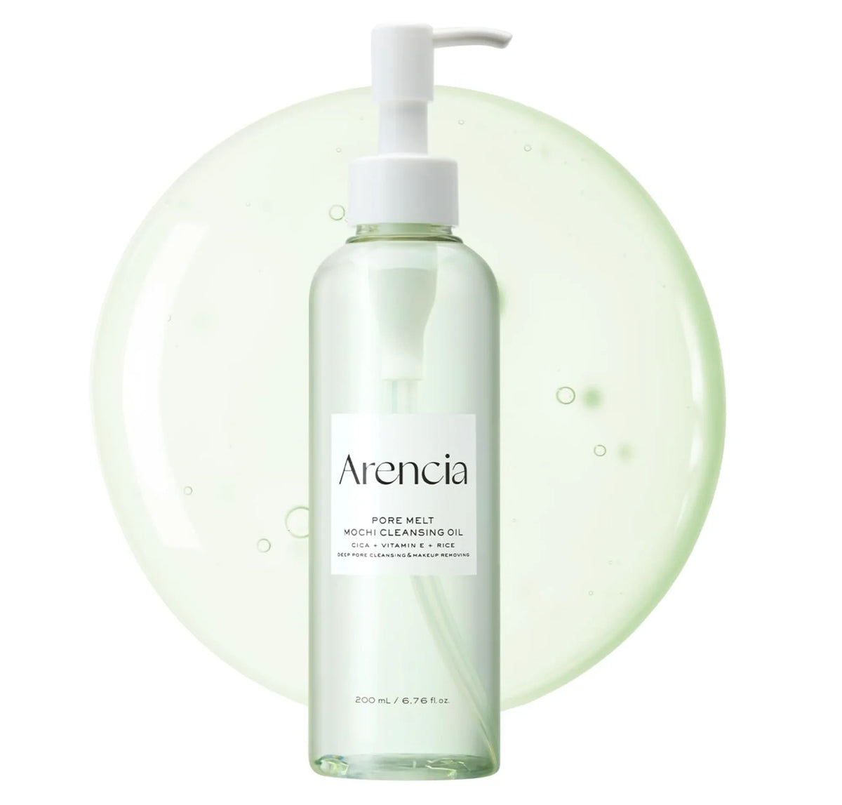 Arencia Pore Melt Mochi Cleansing Oil (200ml) – Deep Pore Makeup Remover & Blackhead Cleanser