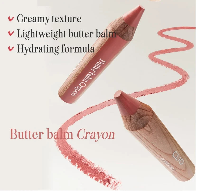CLIO Butter Balm Crayon Hydrating Lip and Cheek Tint