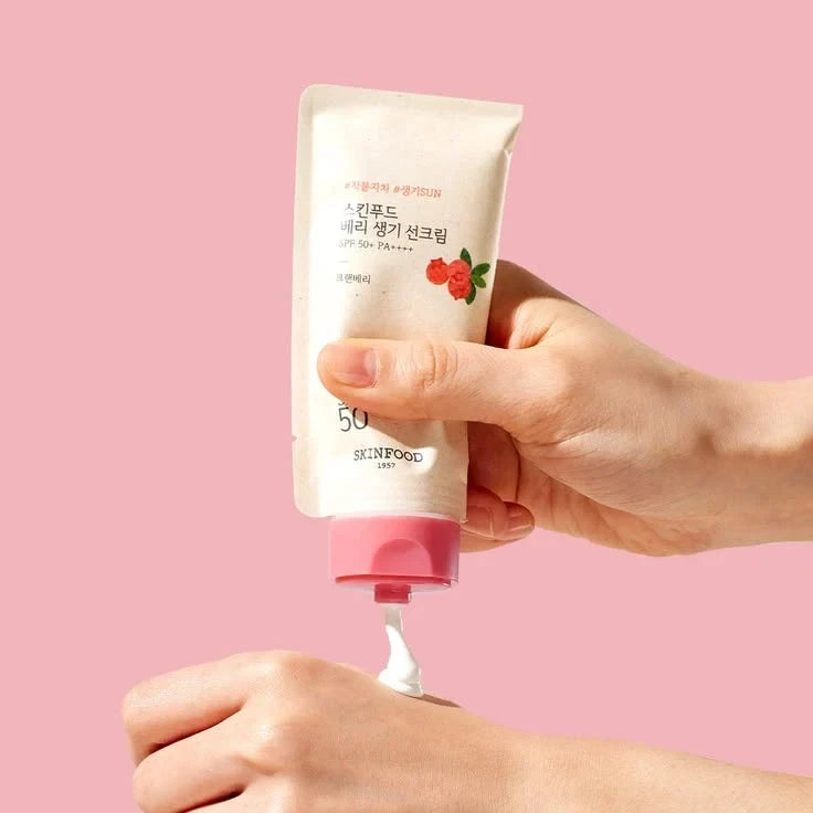 Skinfood Berry Sun Care Kit (15ml x 3pcs) - Travel-Friendly Hydrating & Protective Sunscreen Set