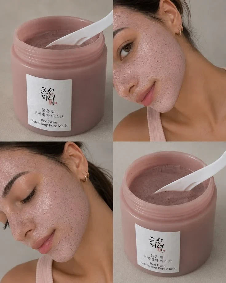 Beauty of Joseon Red Bean Pore Refreshing Mask 140ml - Hydrating Mud Cream Wash-Off Pack