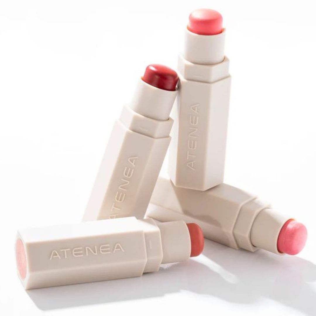 Beauty Glazed Soft Glow Radiance Cream Blush Stick - Long-Lasting Blendable Smooth Makeup Balm