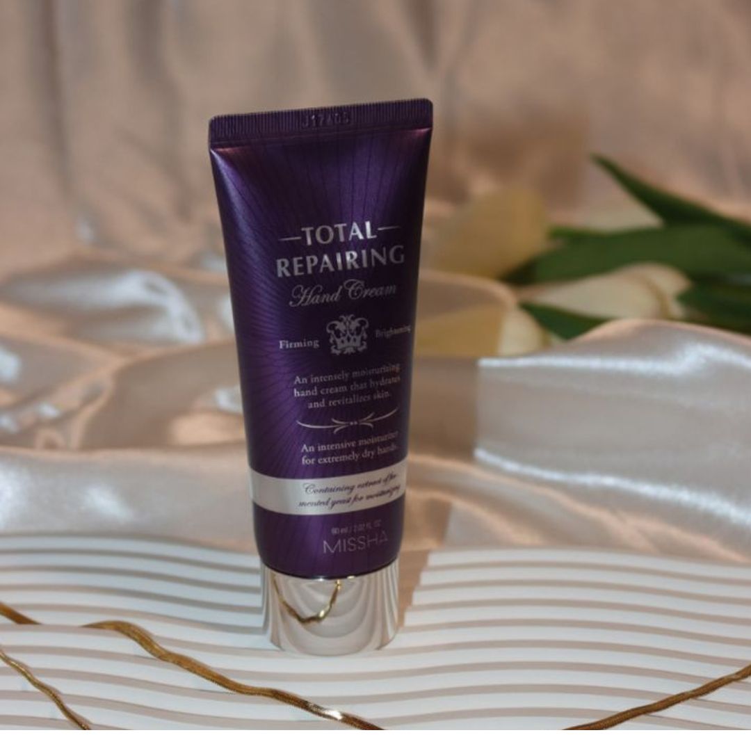Missha Total Repairing Hand Cream Treatment 60ml - Anti-Aging, Brightening & Wrinkle Care Hand Cream
