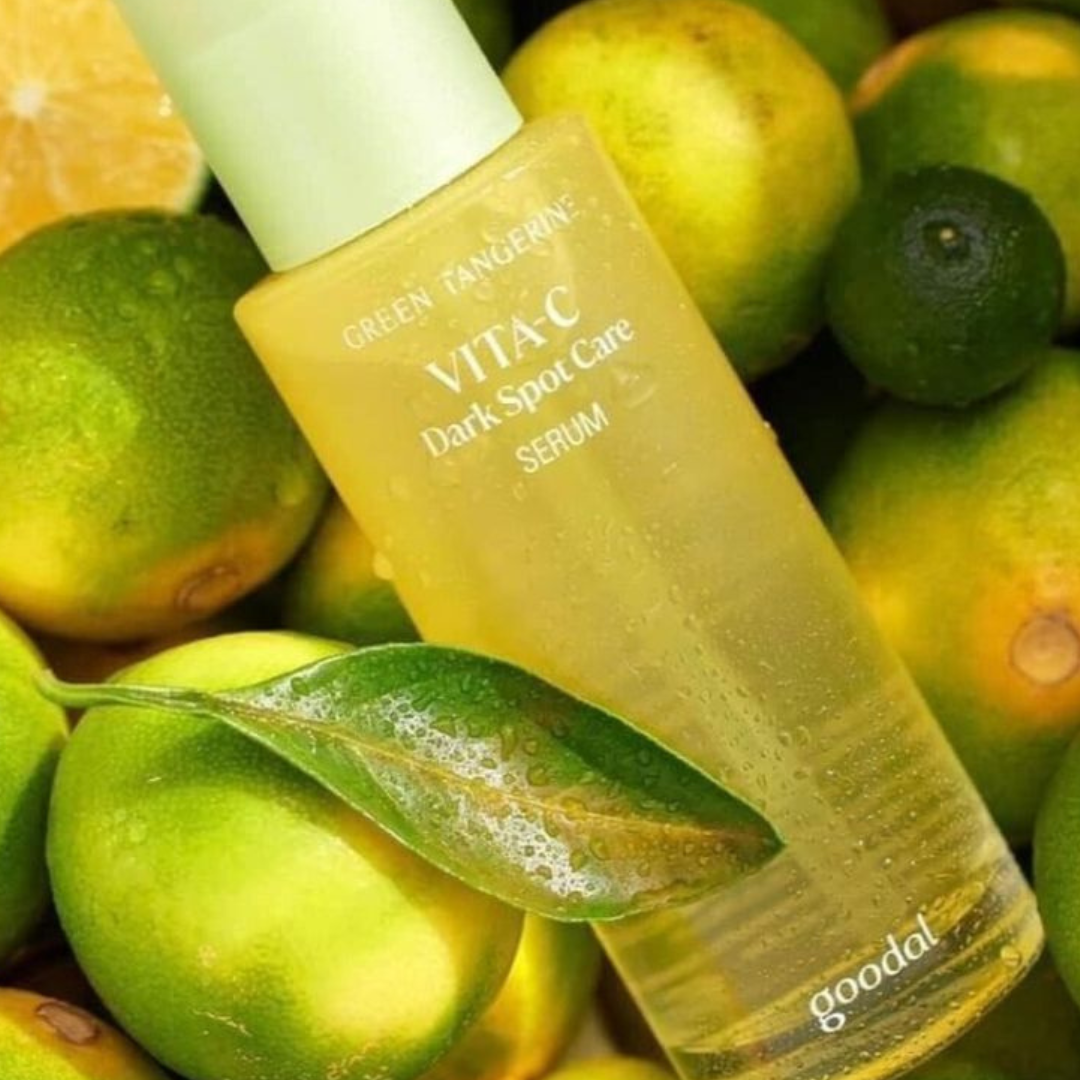 Goodal Green Tangerine Vita C Dark Spot Care Serum 40ml - Vitamin C Brightening & Dark Spot Correcting Serum