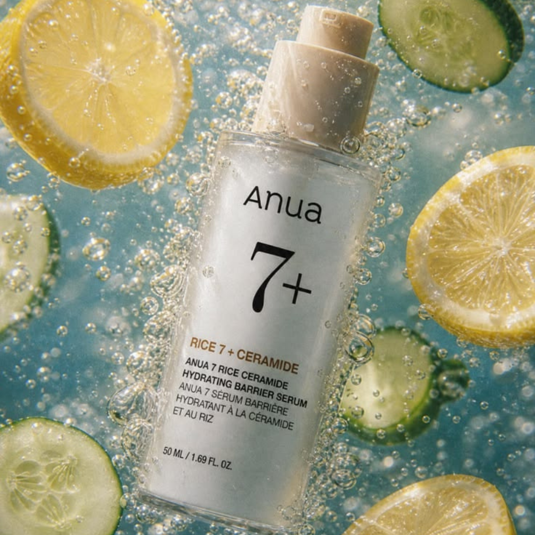 Anua Rice 7 Ceramides Hydrating Barrier Serum 50ml - Deeply Moisturizing, Brightening & Barrier Repairing Face Serum