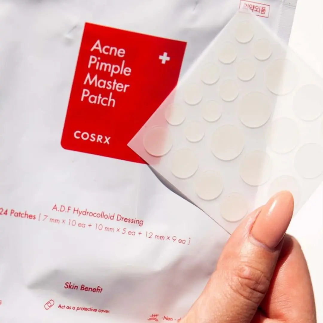 Cosrx Acne Pimple Master Patch (24 Patches) - Hydrocolloid Overnight Acne & Blemish Treatment
