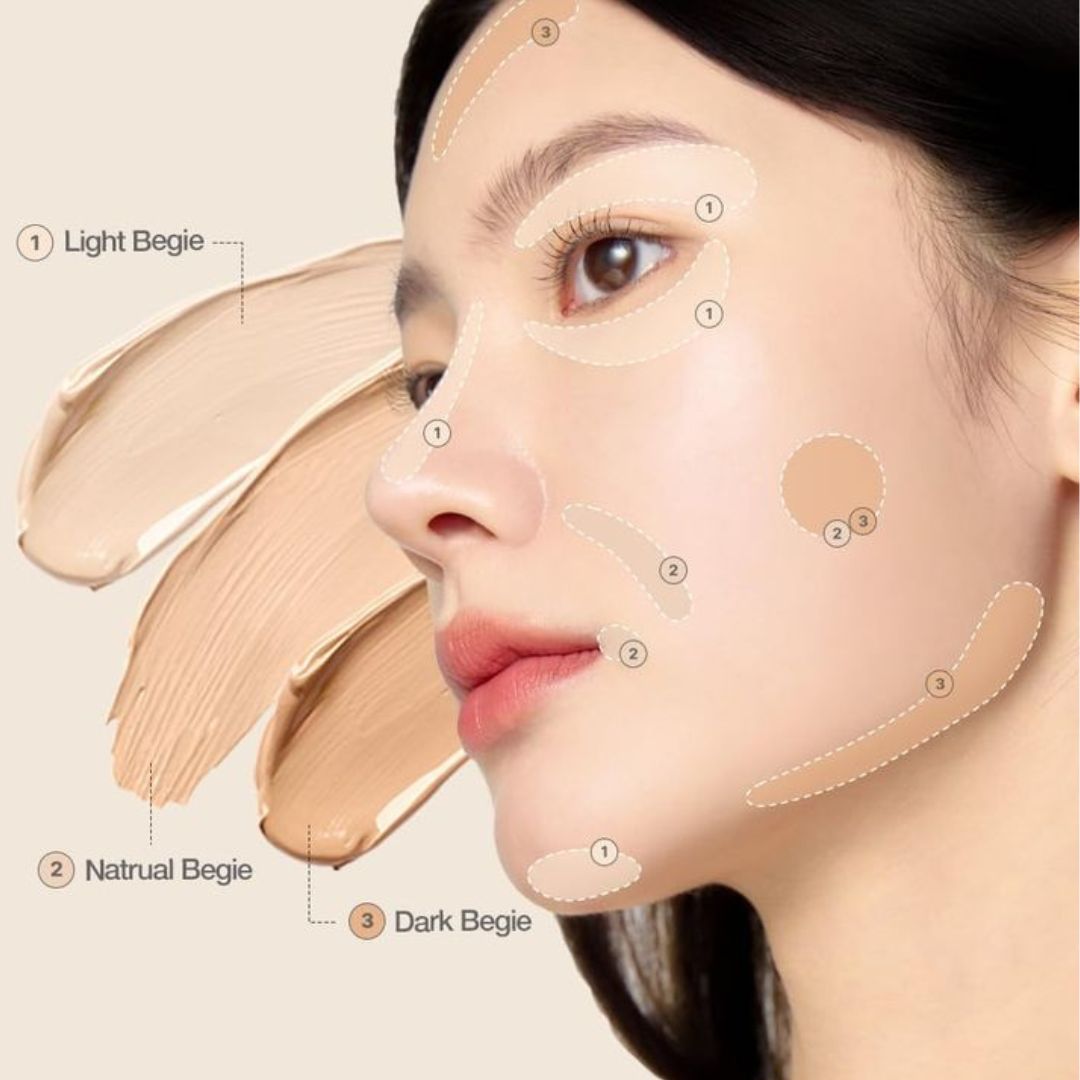 UODO Veil Matte Lasting Foundation W03 - Long-Wear Oil-Control Liquid Foundation for Oily Skin