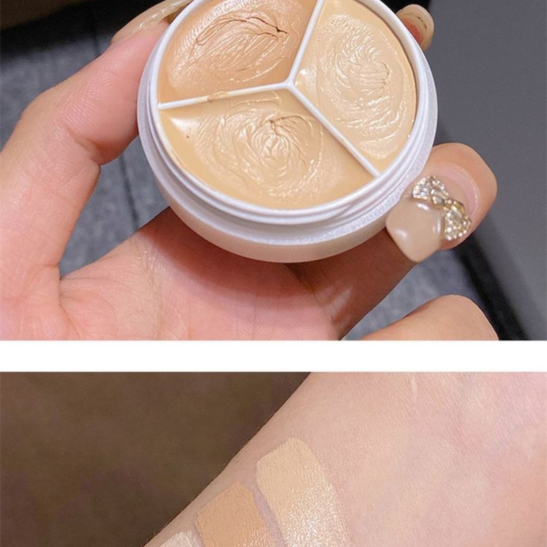 TFIT Cover Up Pro Concealer (01 Neutral) 15g - High Coverage, 3-in-1 Long-Lasting Cream Concealer Palette