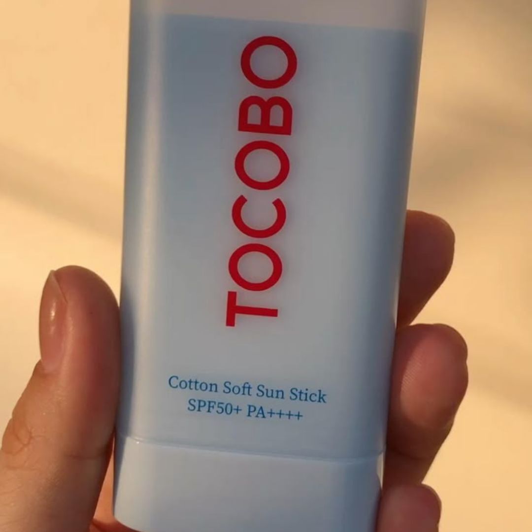 Tocobo Cotton Soft Sun Stick SPF50+ PA++++ 19g - Matte, Oil-Control & Weightless Sunscreen Stick