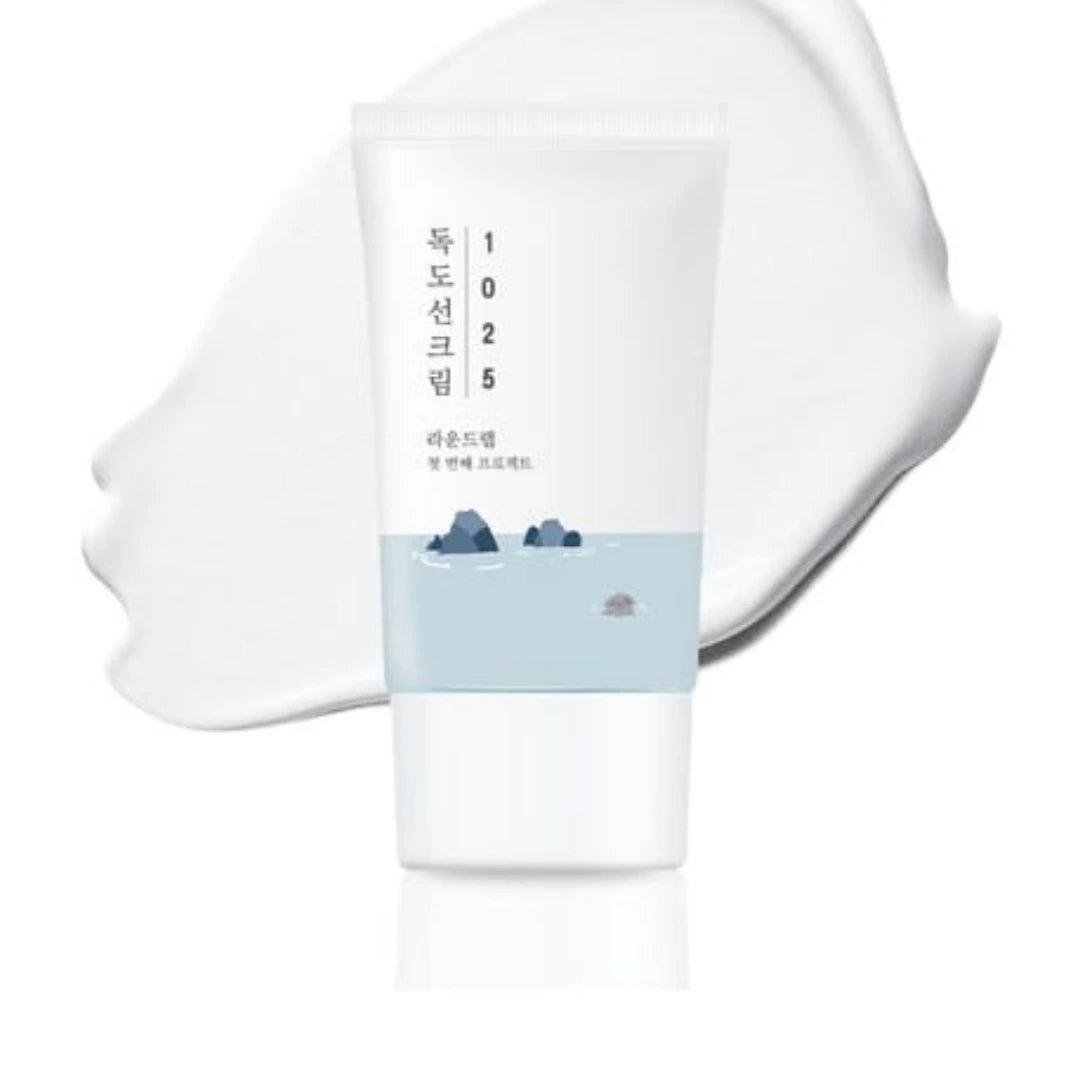 Round Lab 1025 Dokdo Sunscreen SPF50+ PA++++ 50ml - Deeply Hydrating, Lightweight & Non-Greasy Daily Sunscreen