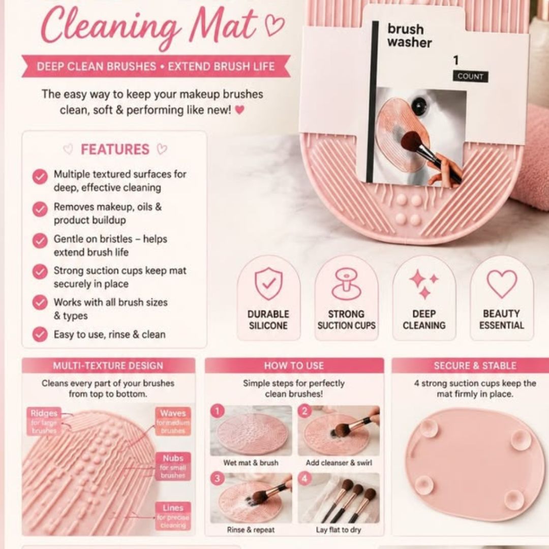Premium Silicone Makeup Brush for Face Masks & Liquid Foundations - Hygienic, Easy-to-Clean Beauty Applicator