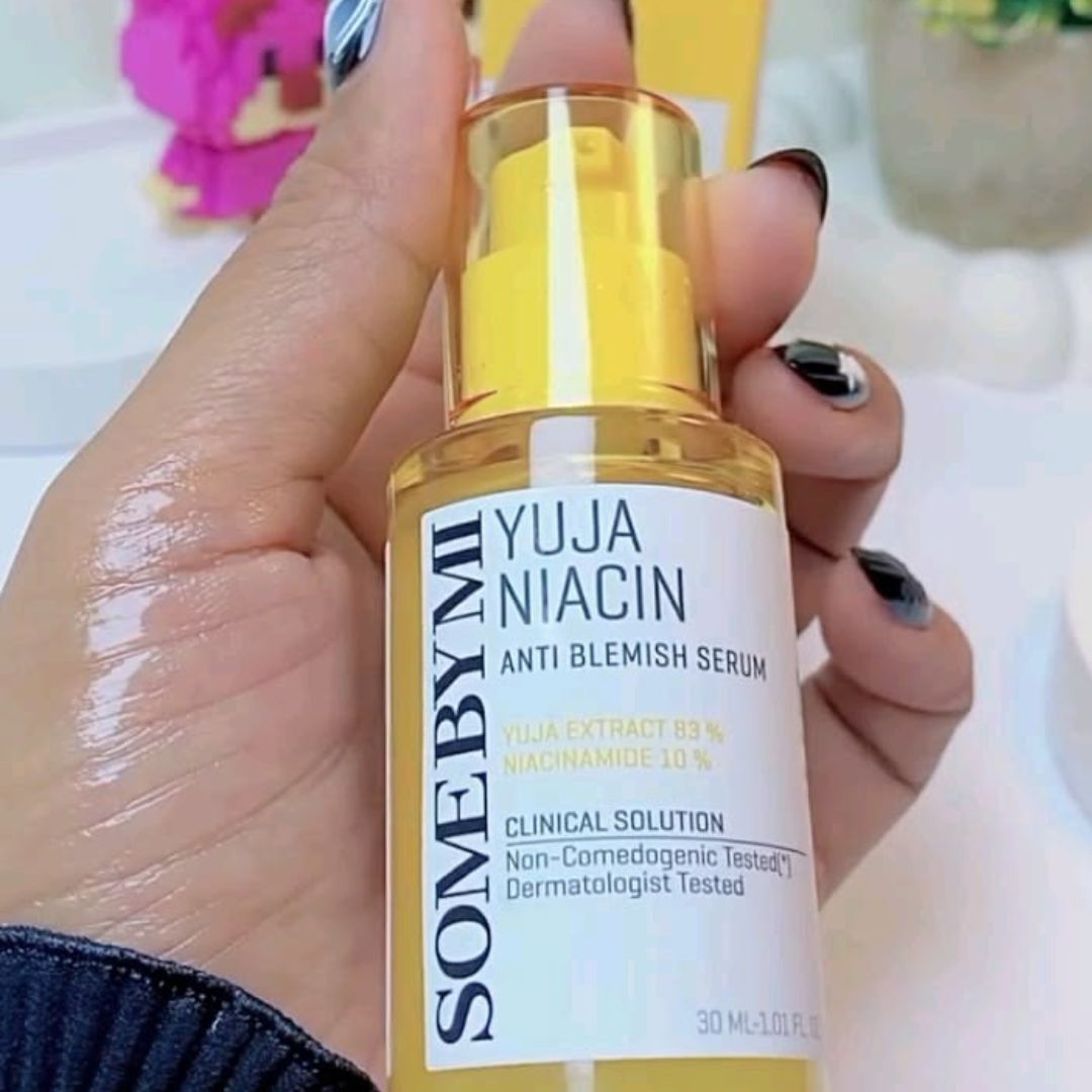 Some By Mi Yuja Niacin Anti-Blemish Starter Kit - Brightening, Dark Spot Fading & Hydrating 4-Step Skincare Set