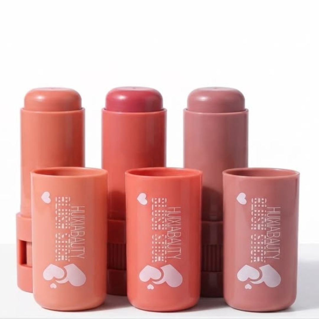 Beauty Glazed Soft Glow Radiance Cream Blush Stick (101 Sky Pink) - Long-Lasting Blendable Matte & Dewy Makeup Balm