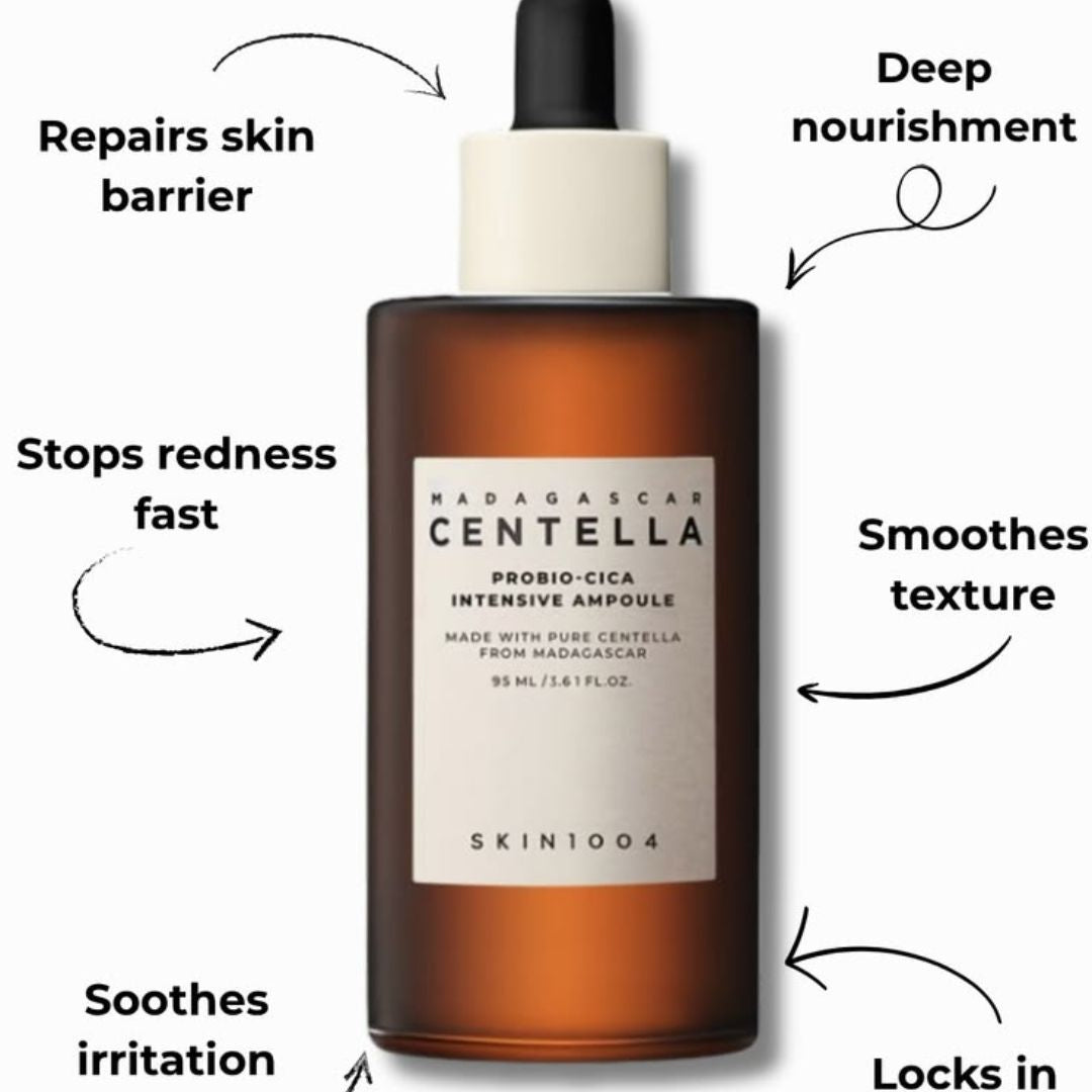 SKIN1004 Madagascar Centella Probio-CICA Intensive Ampoule 50ml - Advanced Skin Barrier Repair & Calming Serum