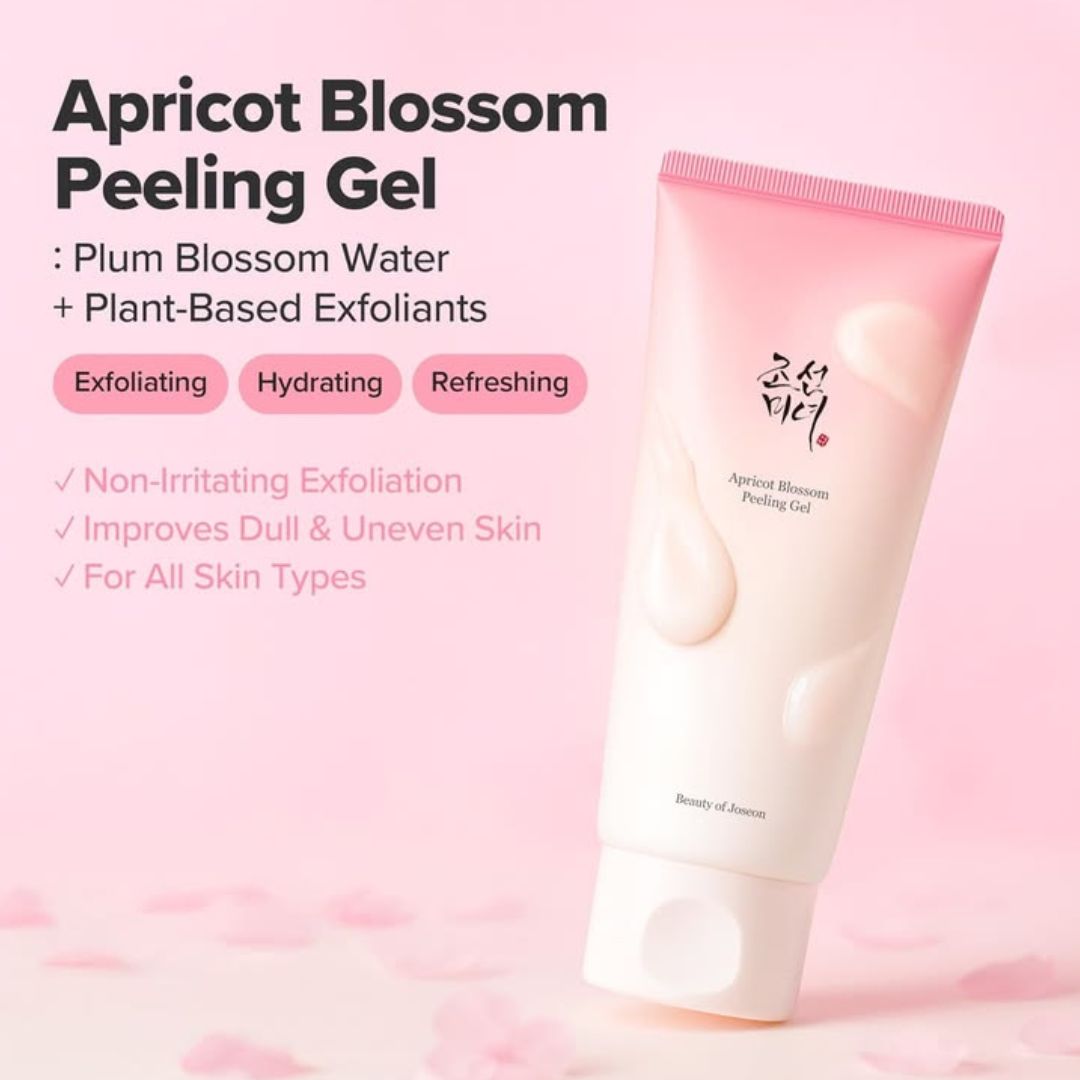 Beauty of Joseon Apricot Blossom Peeling Gel 120ml - Gentle Hydrating Cellulose Gommage Exfoliator