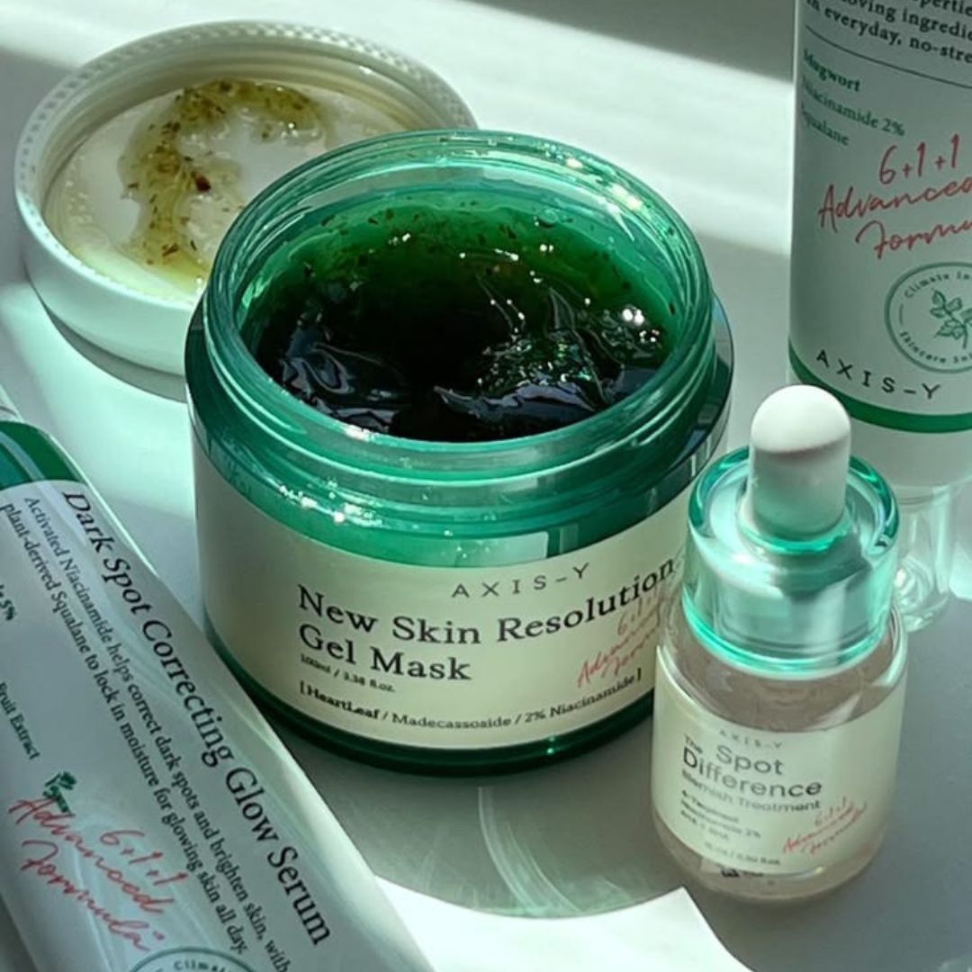 AXIS-Y Glow Your Own Way Beauty Box - Brightening, Hydrating & Skin Barrier Repairing Skincare Set