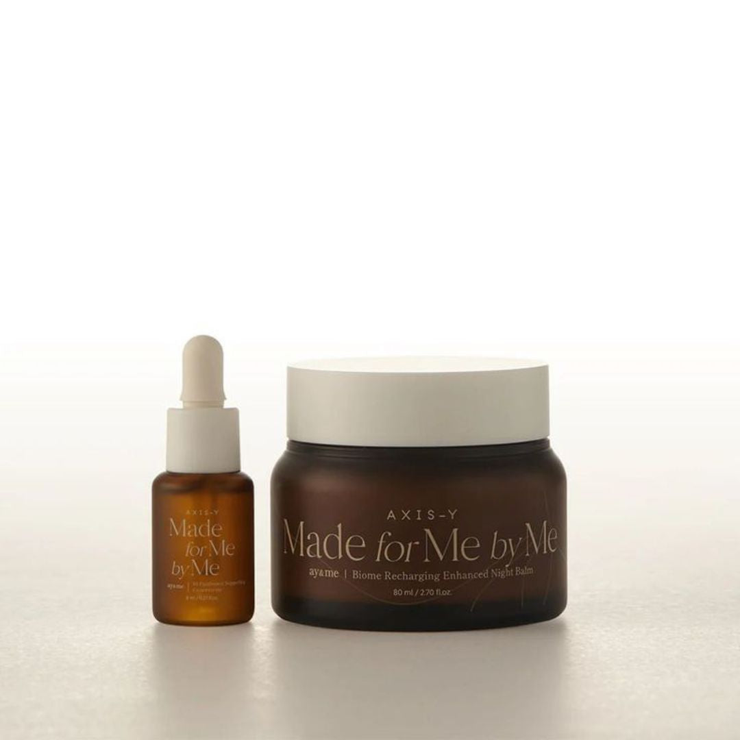 AXIS-Y Biome Recharging Night Renewal Set - Skin Barrier Repairing & Hydrating Night Skincare Kit