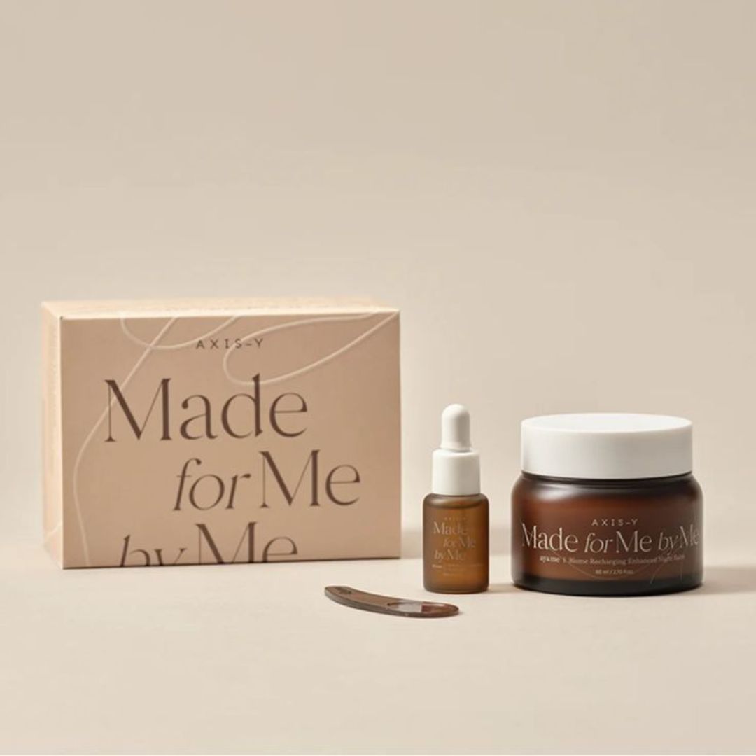 AXIS-Y Biome Recharging Night Renewal Set - Skin Barrier Repairing & Hydrating Night Skincare Kit