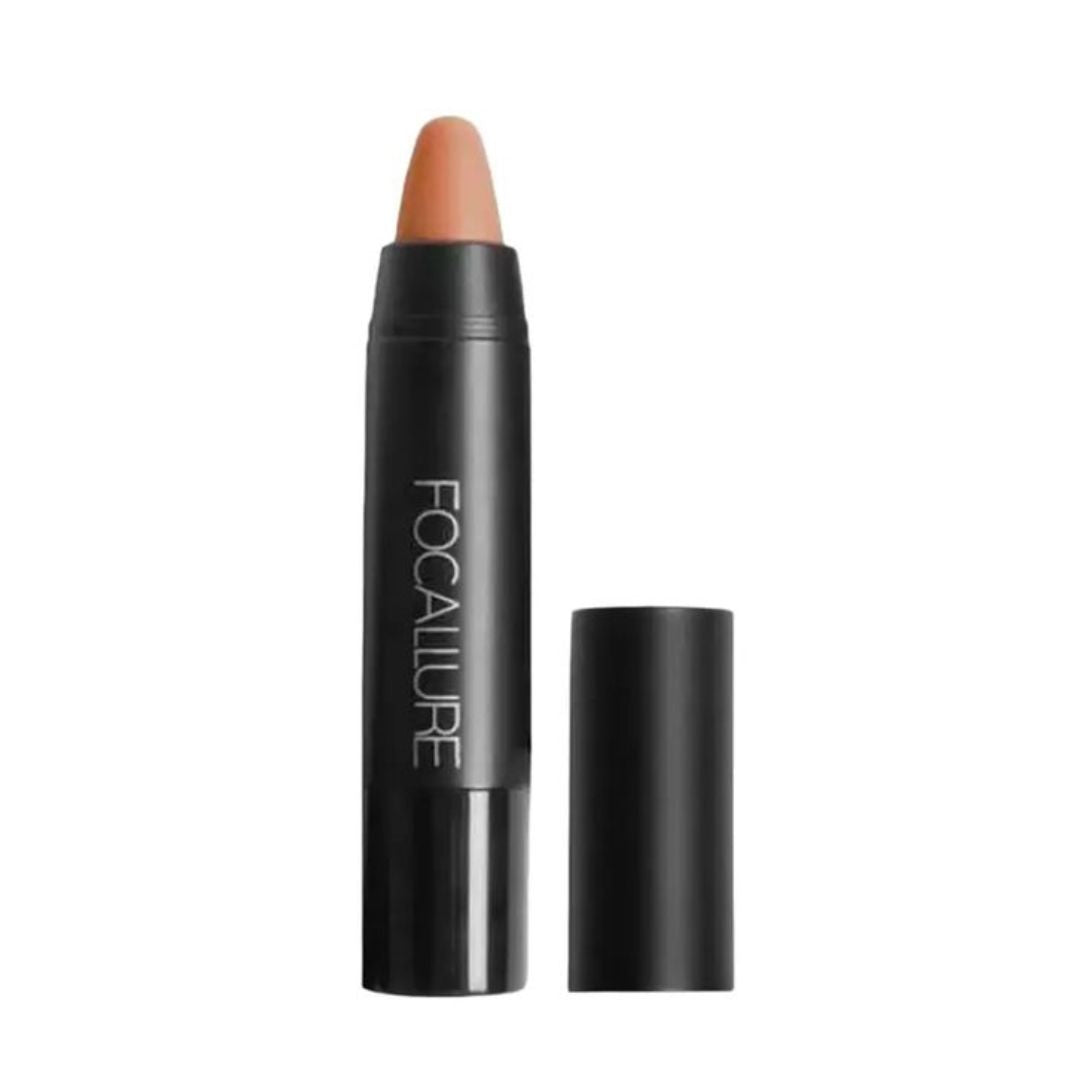 Focallure Matte Lip Crayon (VMD Auburn) - Long-Lasting Waterproof Smooth Velvet Matte Lipstick Crayon