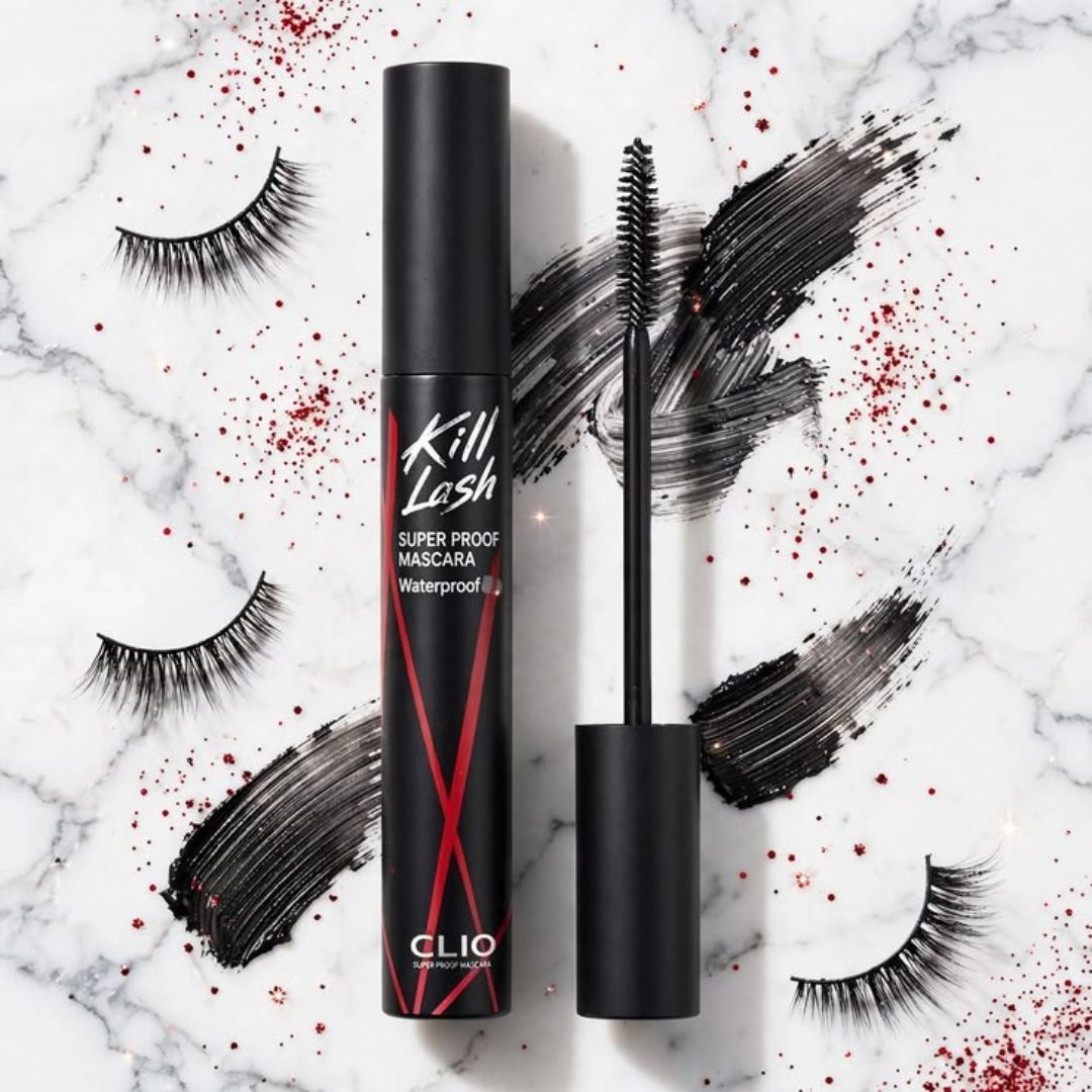 Clio Kill Lash Superproof Mascara (02 Volume Curling) 7g - Smudge-Proof, Long-Lasting & Clump-Free Volumizing Eye Makeup