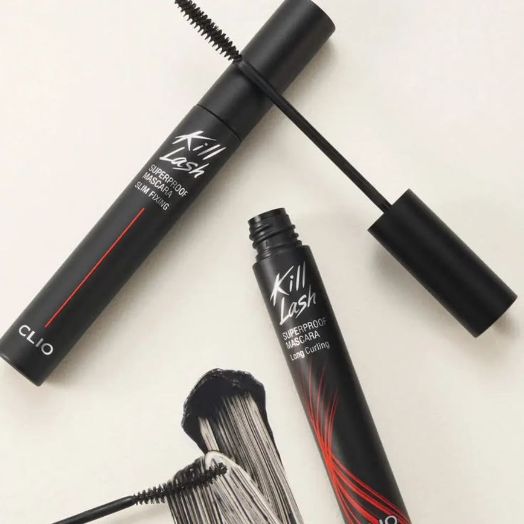 Clio Kill Lash Superproof Mascara (02 Volume Curling) 7g - Smudge-Proof, Long-Lasting & Clump-Free Volumizing Eye Makeup