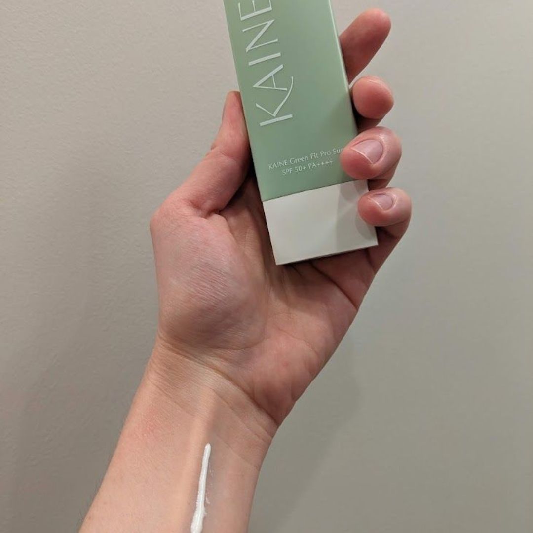 Kaine Green Fit Pro Sun SPF 50+ PA++++ 55ml - Hydrating & Soothing Vegan Mild Sunscreen