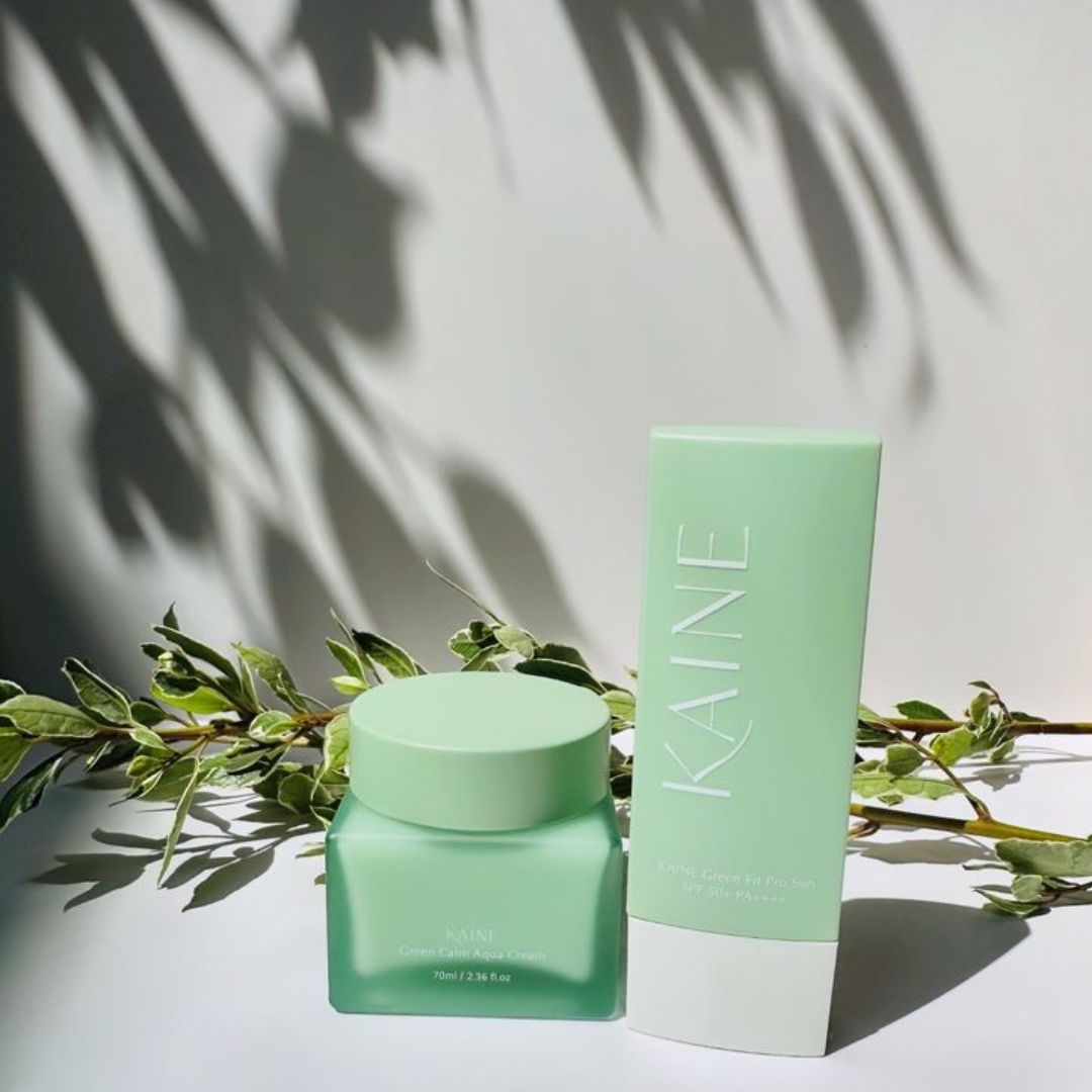 Kaine Green Fit Pro Sun SPF 50+ PA++++ 55ml - Hydrating & Soothing Vegan Mild Sunscreen