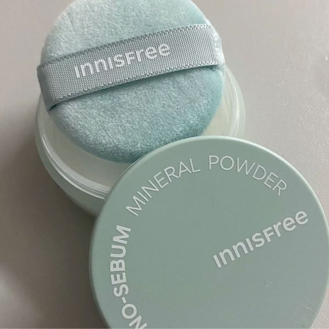 Innisfree No Sebum Mineral Powder 5g - Matte Oil-Control Loose Setting Powder