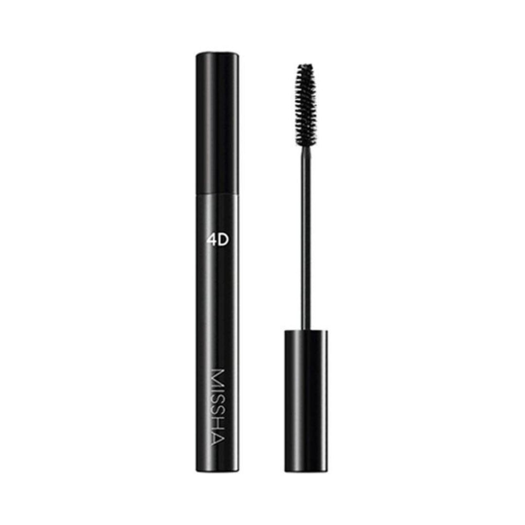 Missha 4D Mascara 7g - Volumizing, Lengthening & Long-Lasting Smudge-Proof Eye Makeup