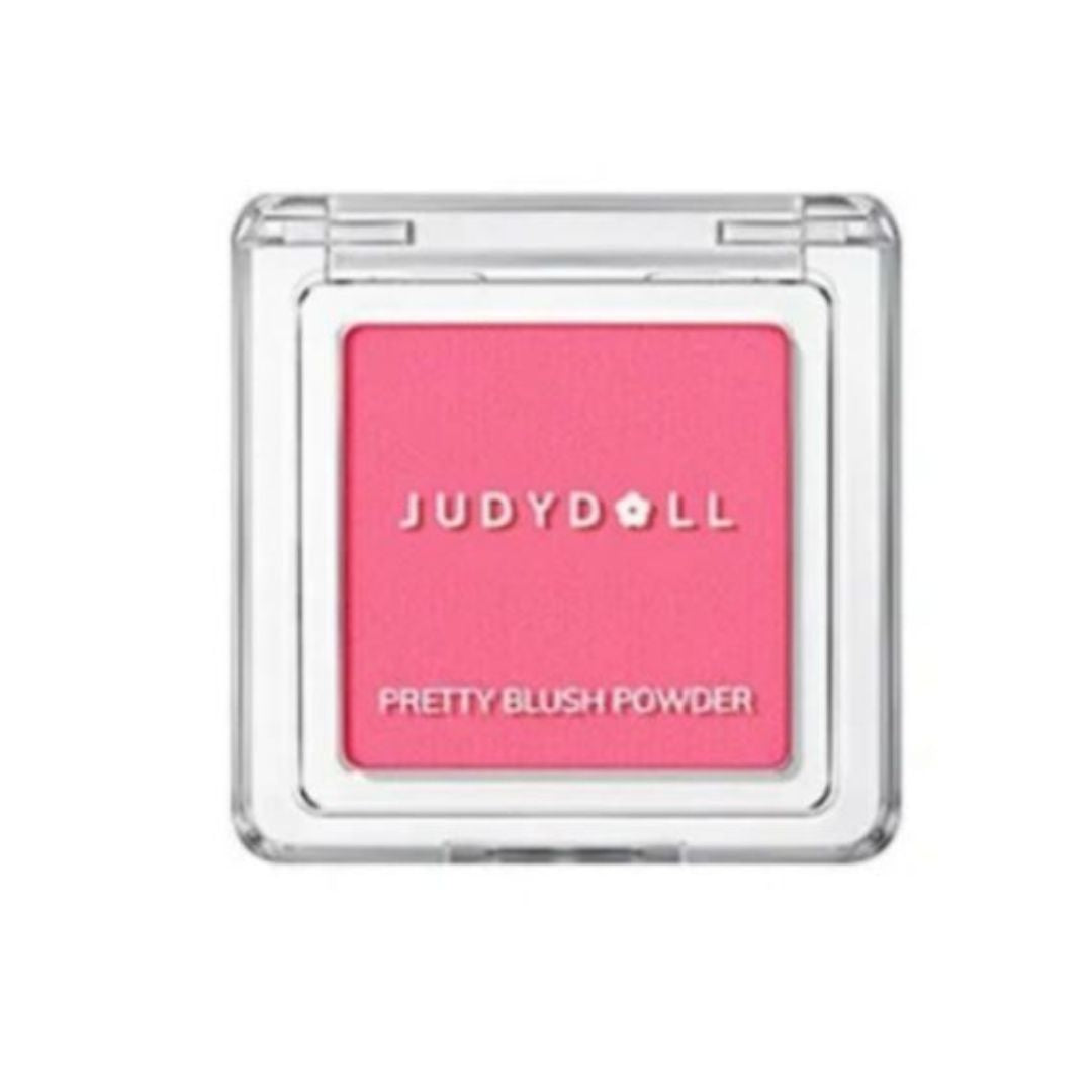Judydoll Hot Pretty Blush Powder (Blueberry Night) - Cool-Tone Purple Brightening & Matte Cheek Blusher