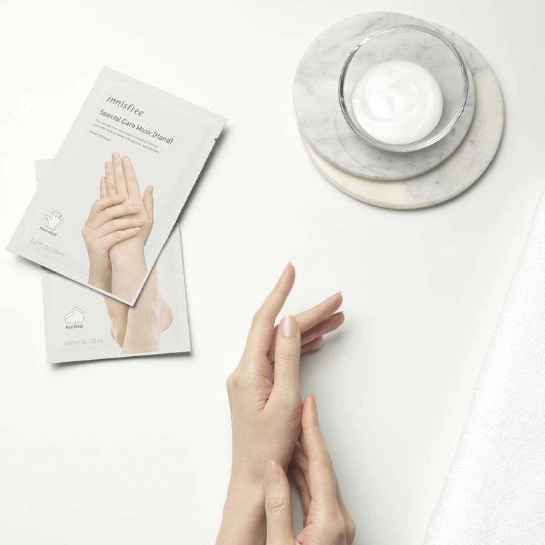 Innisfree Special Care Mask [Hand] 20ml (1 Pair) - Intensive Moisturizing & Softening Hand Mask