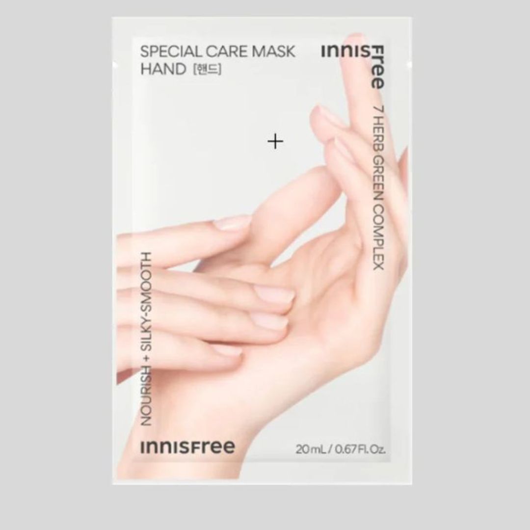 Innisfree Special Care Mask [Hand] 20ml (1 Pair) - Intensive Moisturizing & Softening Hand Mask