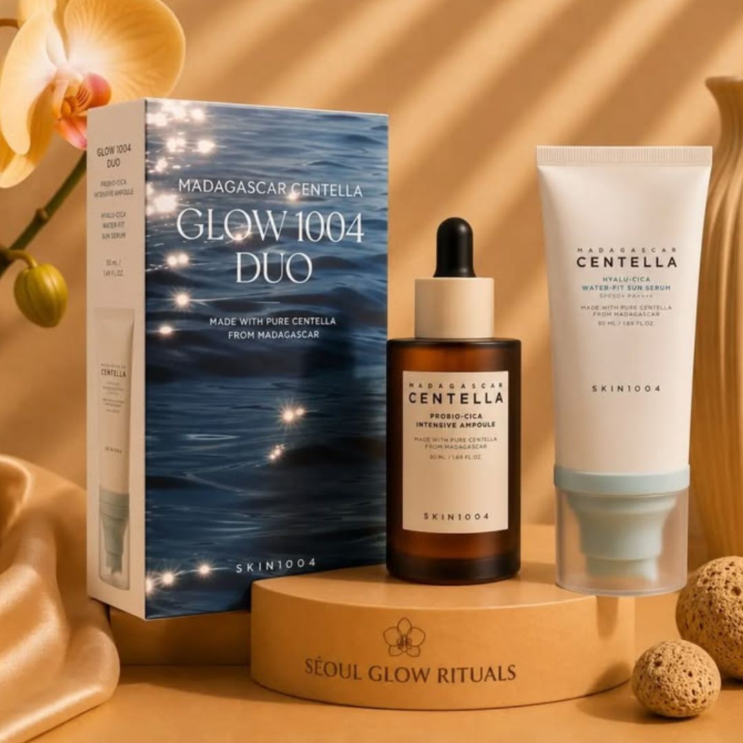 SKIN1004 Madagascar Centella Glow 1004 Duo Set - Brightening & Soothing Skincare Kit