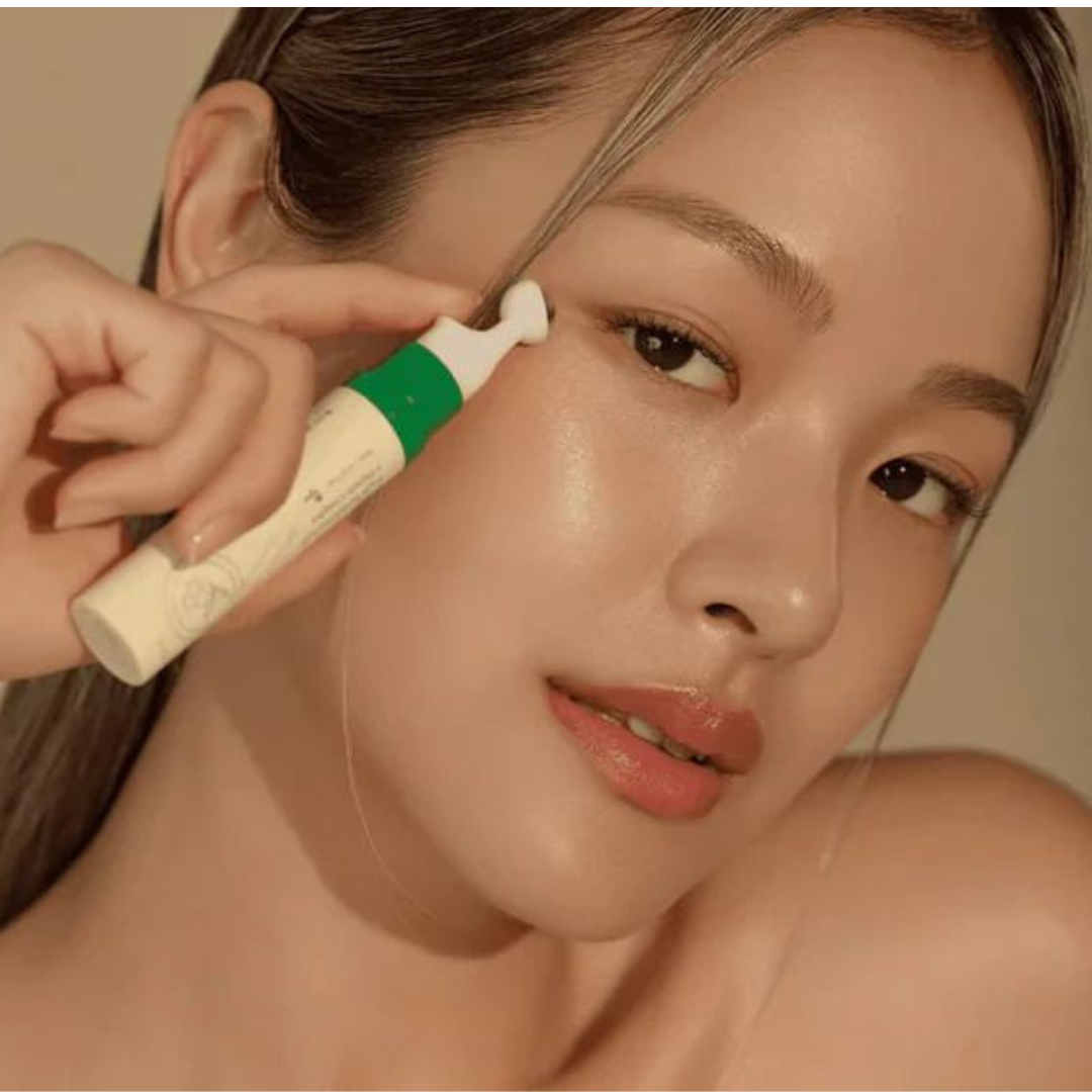 AXIS-Y Vegan Collagen Eye Serum 10ml - Anti-Wrinkle, Brightening & De-Puffing Eye Cream with Cool Touch Applicator