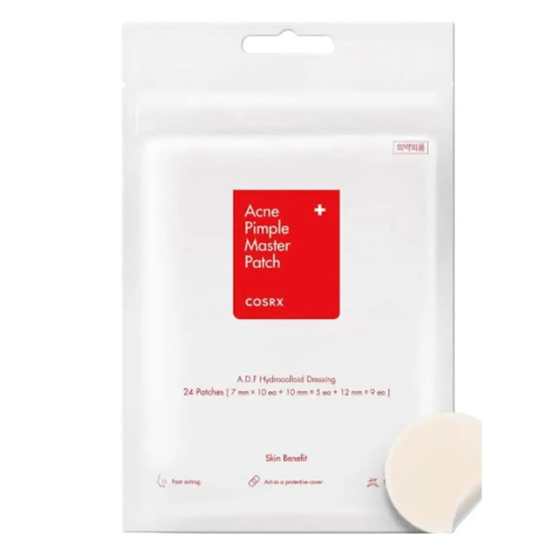 Cosrx Acne Pimple Master Patch (24 Patches) - Hydrocolloid Overnight Acne & Blemish Treatment