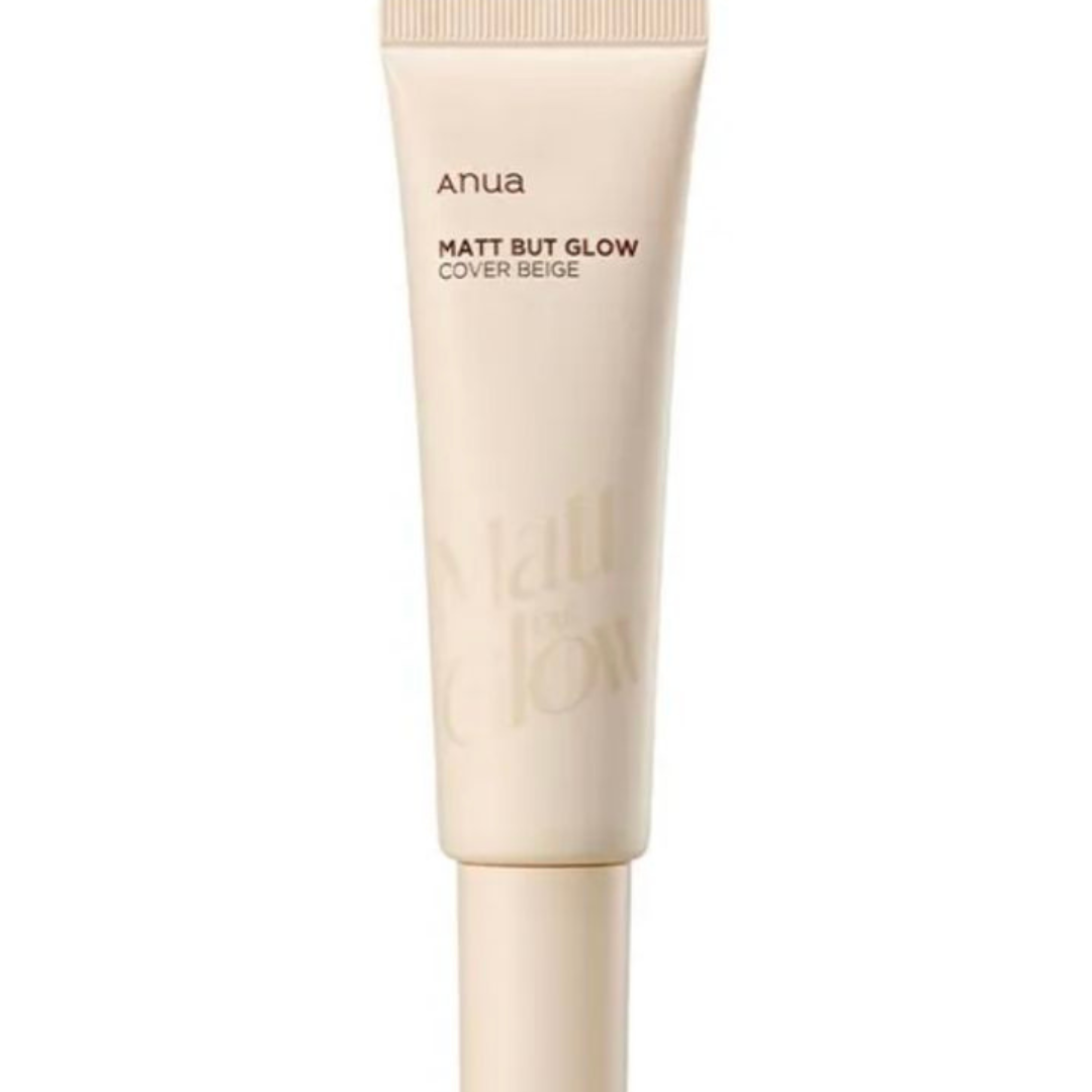 Anua Matt But Glow Cover Beige 50ml - Long-Lasting, Flawless Coverage Skin Tint & Base Cream