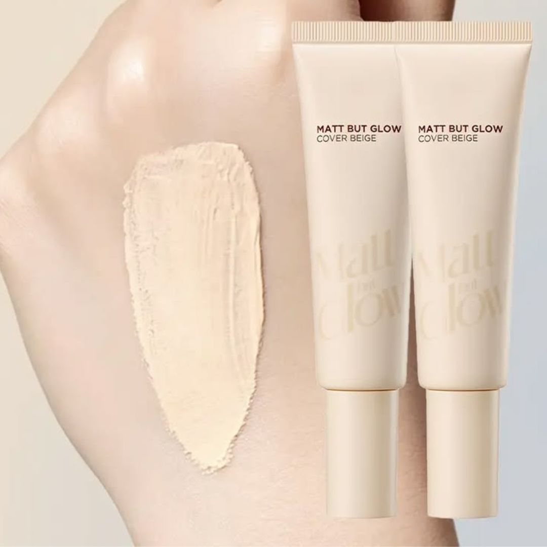 Anua Matt But Glow Cover Beige 50ml - Long-Lasting, Flawless Coverage Skin Tint & Base Cream