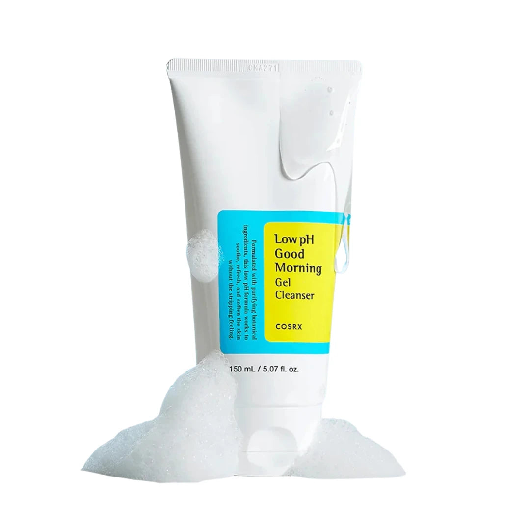 COSRX Low pH Good Morning Gel Cleanser - Gentle Daily Face Wash for Sensitive Skin