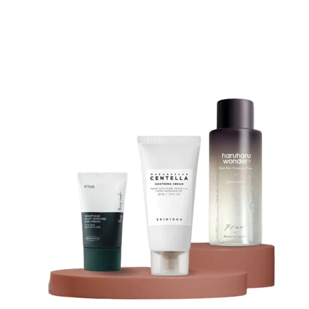 Dry & Sensitive Skin Care Bundle (Gentle Hydration & Soothing Routine Kit)