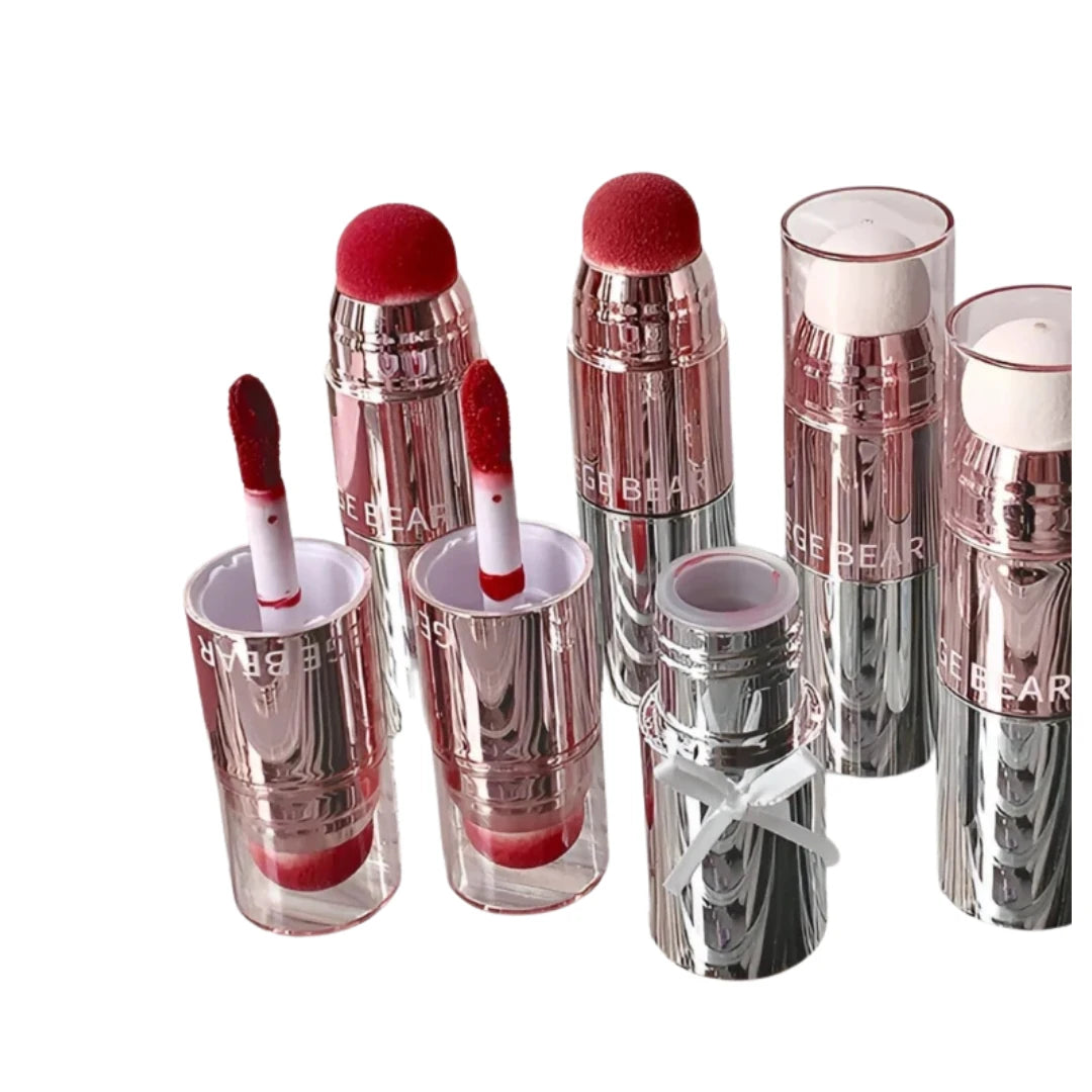 Gege Bear Lip & Cheek Cream 01 Purifying Powder - Multi-Use Velvet Tint