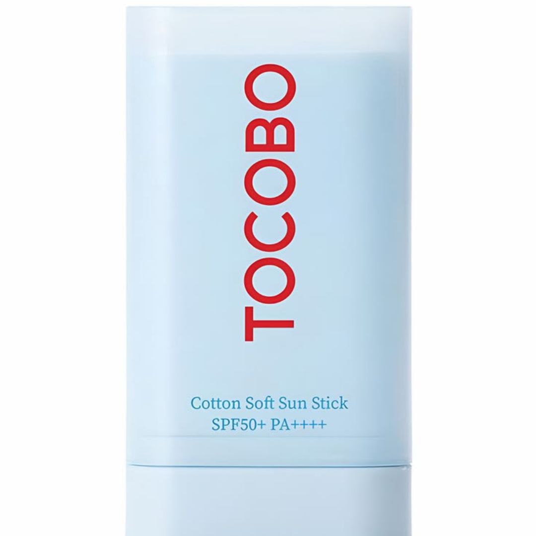 Tocobo Cotton Soft Sun Stick SPF50+ PA++++ 19g - Matte, Oil-Control & Weightless Sunscreen Stick
