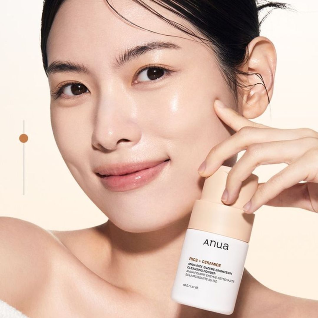 Anua Rice Enzyme Brightening Cleansing Powder 140g - Gentle Exfoliating, Pore Purifying & Glowing Cleanser