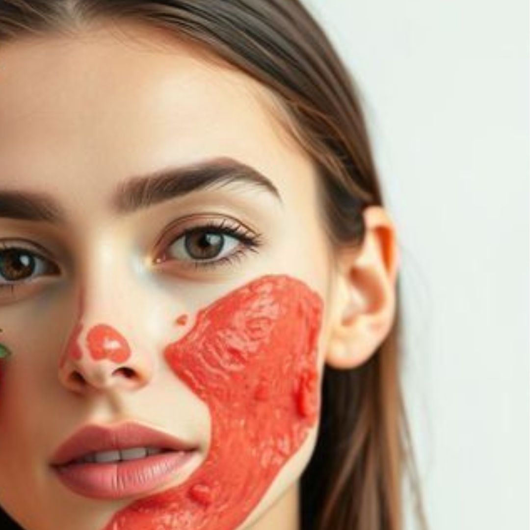 Nature Republic Real Nature Tomato Mask Sheet 23ml - Brightening, Hydrating & Clarifying Face Sheet Mask