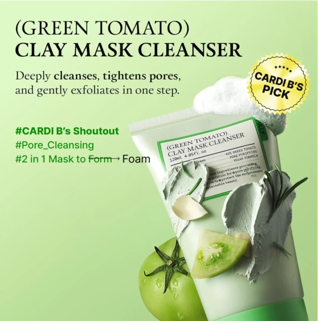 Fully Green Tomato Pore Detox Clay Mask Cleanser