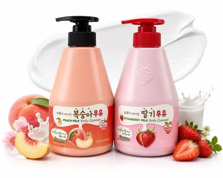 Kwailnara Strawberry Milk Body Lotion - Hydrating & Brightening Body Lotion
